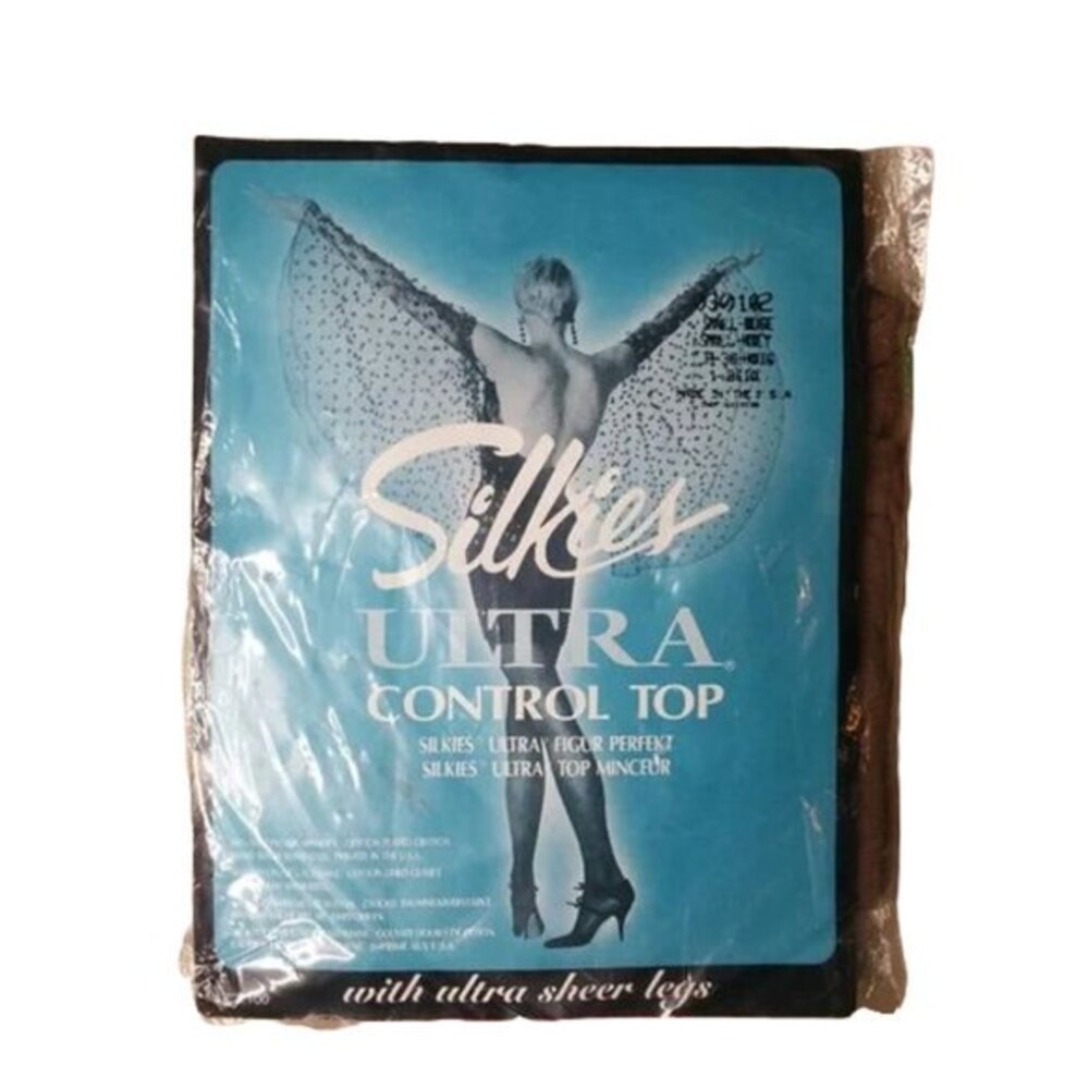 NEW Silkies Ultra Control Top Pantyhose Beige S
